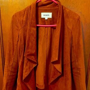 BB Dakota Women's Rich Rust Faux Suede Jacket